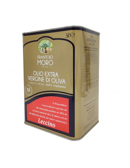 Sale Extra Virgin Olive Oil Italian First Pressing Monocultivar Leccino Tin